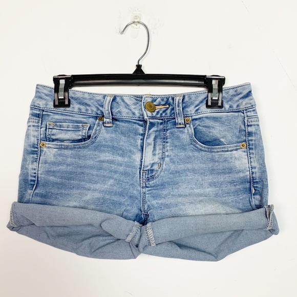 American Eagle Outfitters Pants - American Eagle Super Stretch Cut-Off Denim Shorts American Eagle Outfitters Pants - American Eagle Super Stretch Cut-Off Denim Shorts